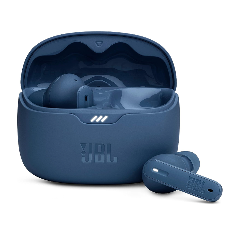 JBL Tune Beam True Wireless Noise Cancelling Earbuds (Blue) - (USED)
